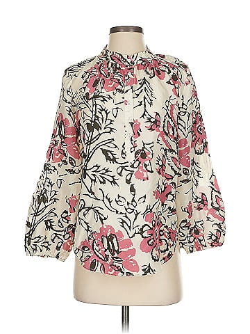 Apiece Apart 3/4 Sleeve Silk Top (view 1)