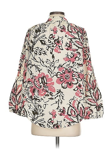 Apiece Apart 3/4 Sleeve Silk Top (view 2)