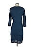 Gap Outlet Solid Blue Casual Dress Size S - photo 2