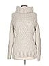 Barbour Gray Tan Turtleneck Sweater Size 12 - photo 1