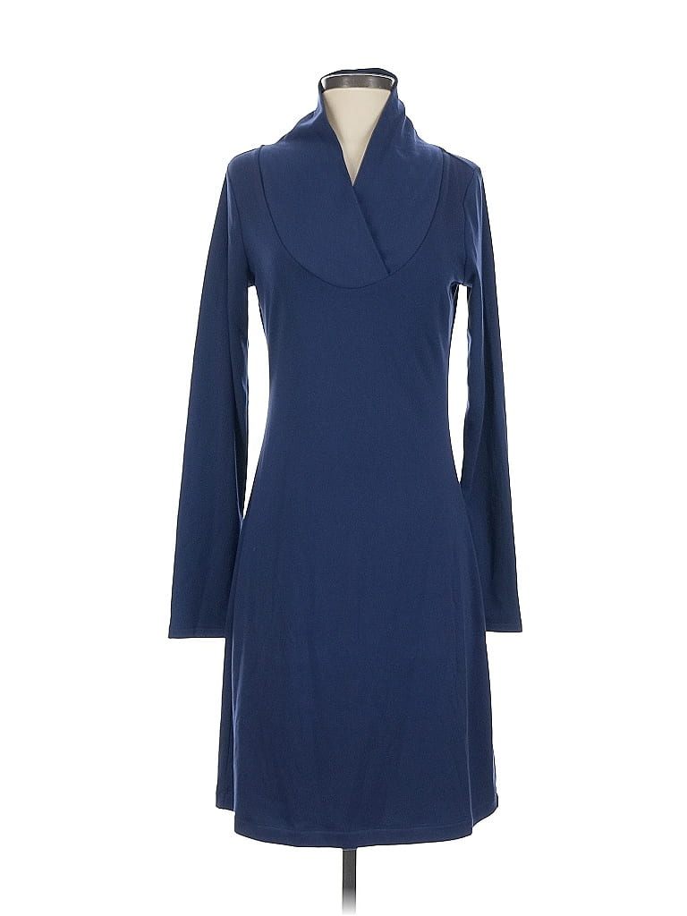 Lole Solid Blue Casual Dress Size S - photo 1