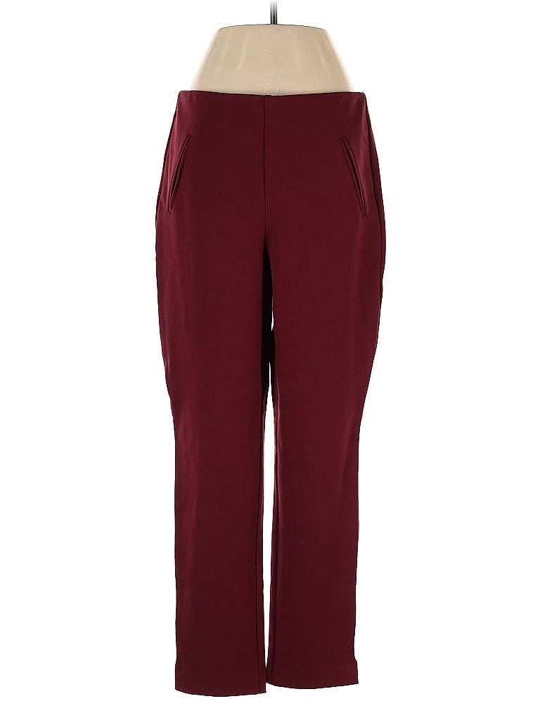 Pre-owned Chico's Dress Pants In Burgundy