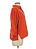 Chico's Design 100% Polyester Orange 3/4 Sleeve Blouse Size L - photo 4