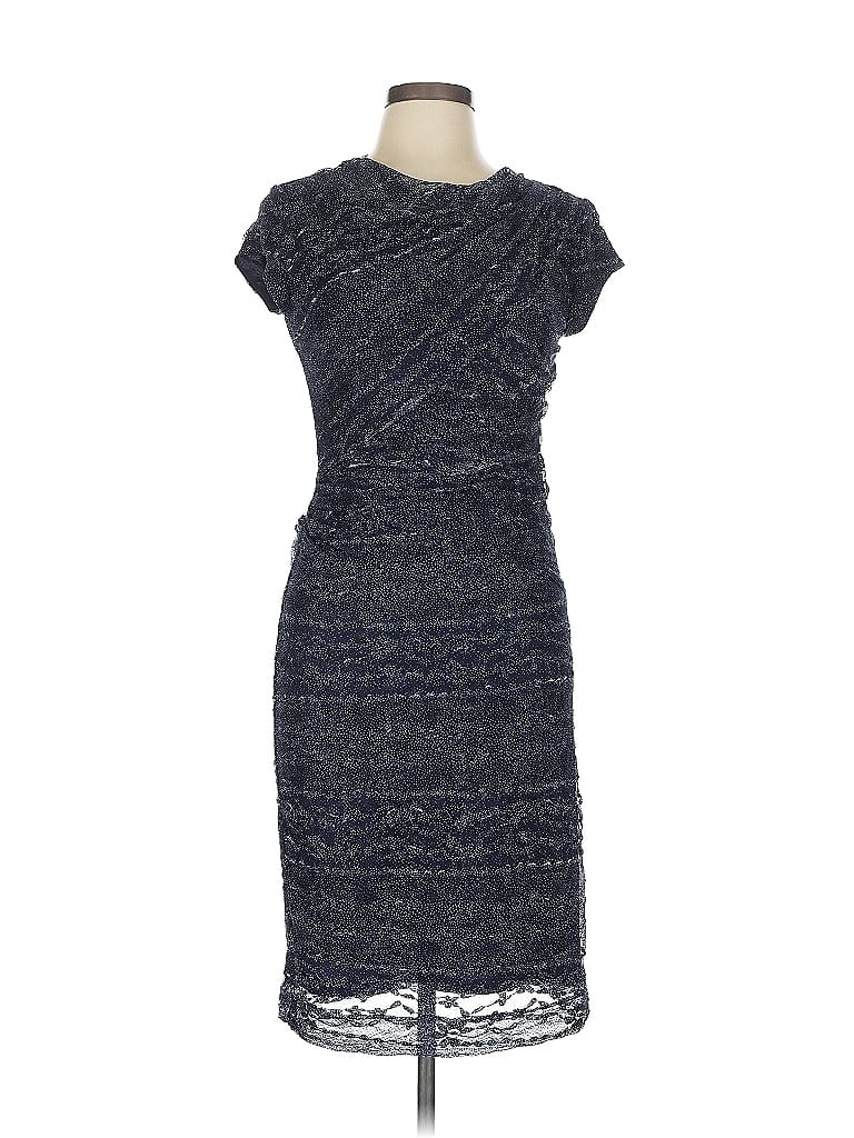 Joseph Ribkoff Tweed Gray Cocktail Dress Size 8 - photo 1