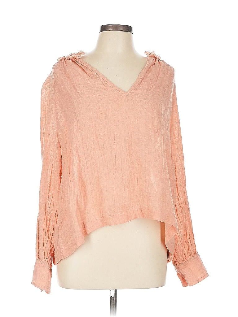 Pre-owned Masscob Long Sleeve Blouse In Pink