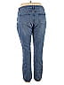 Soho JEANS NEW YORK & COMPANY Solid Blue Jeans Size 16 - photo 2