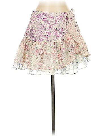 LoveShackFancy Silk Skirt (view 1)