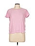 Ann Taylor LOFT Outlet 100% Cotton Pink Short Sleeve T-Shirt Size L - photo 1