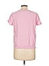 Ann Taylor LOFT Outlet 100% Cotton Pink Short Sleeve T-Shirt Size L - photo 2