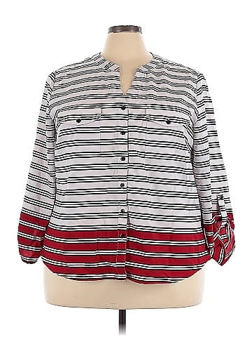 Notations 3/4 Sleeve Blouse (view 1)