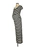 A Pea in the Pod Stripes Gray Casual Dress Size S - photo 1