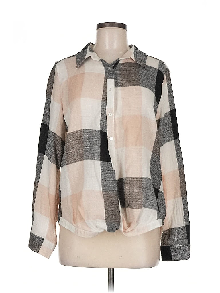 Pre-owned Loveriche Long Sleeve Blouse In Gray