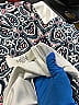Eliza J Paisley Gray Casual Dress Size M - photo 8