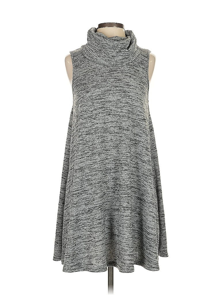 Pre-owned Aryeh Sleeveless Top Gray Halter Neckline Tops