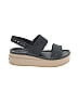 Crocs Black Wedges Size 7 - photo 1