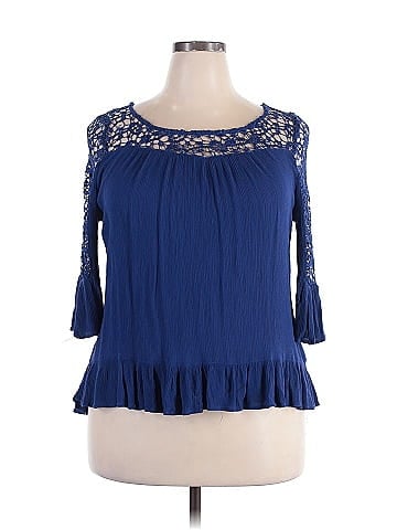 Tantrums 3/4 Sleeve Blouse (view 1)