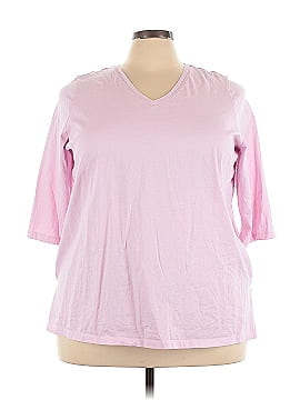 Woman Within 3/4 Sleeve T Shirt