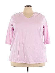 Woman Within 3/4 Sleeve T Shirt