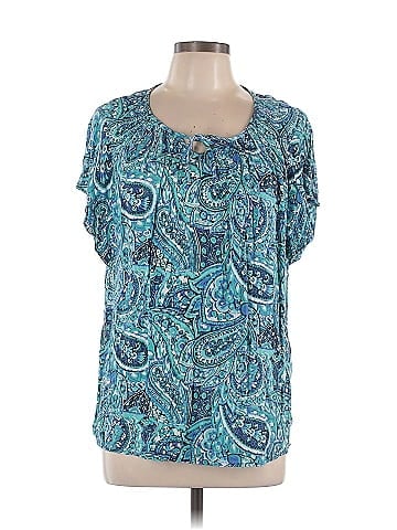 Christopher & Banks Short Sleeve Blouse (view 1)