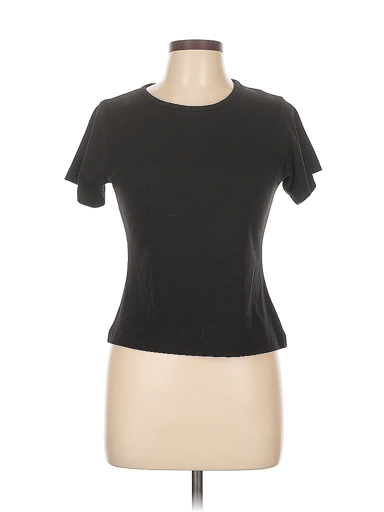 Pre-owned Missguided Short Sleeve T-shirt In Black