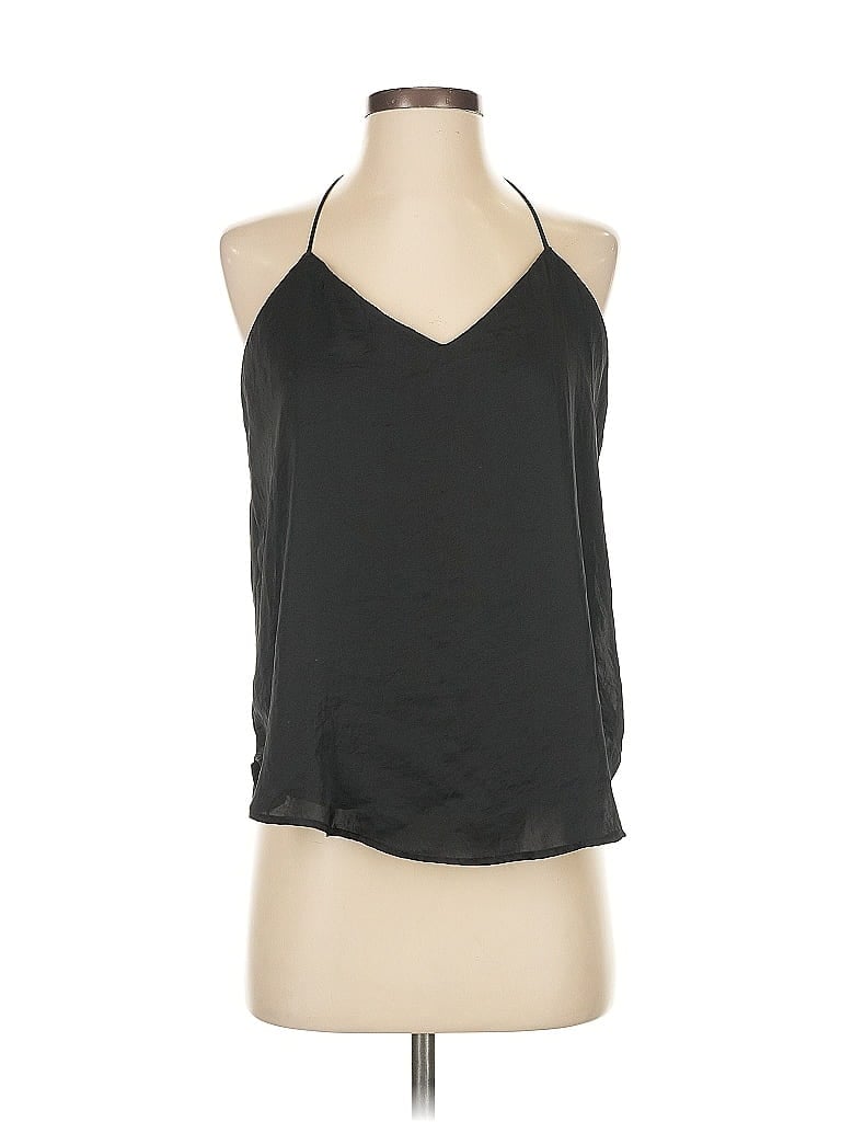 Pre-owned Dee Elly Sleeveless Top Black Halter Neckline Tops