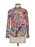 Sézane 100% Cotton Print Pink 3/4 Sleeve Blouse Size 34 waist - photo 1