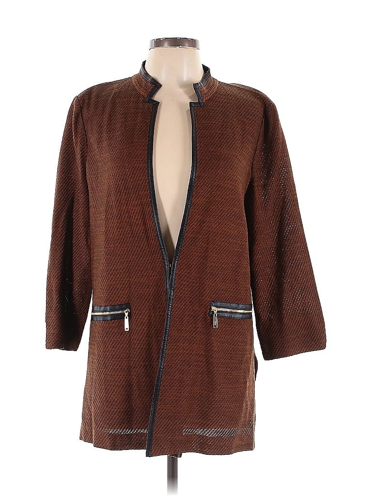 misook Brown Coat Size L - photo 1