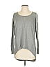 Jennifer Lopez Gray Long Sleeve Top Size S - photo 1