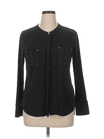 Dana Buchman Long Sleeve Blouse (view 1)