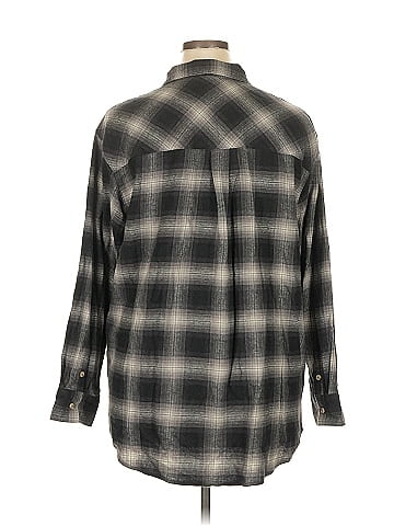 a.n.a. A New Approach Long Sleeve Button-Down Shirt (view 2)