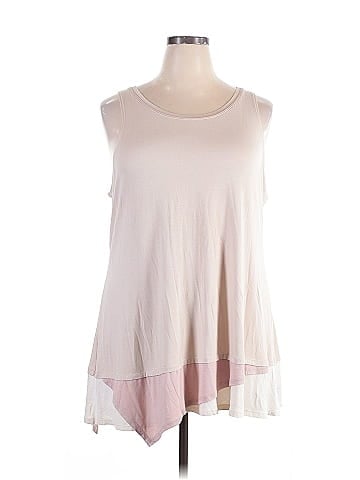 LOGO by Lori Goldstein Sleeveless Blouse (view 1)