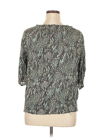 a.n.a. A New Approach 3/4 Sleeve Blouse (view 2)