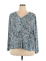 Susan Graver Long Sleeve Blouse