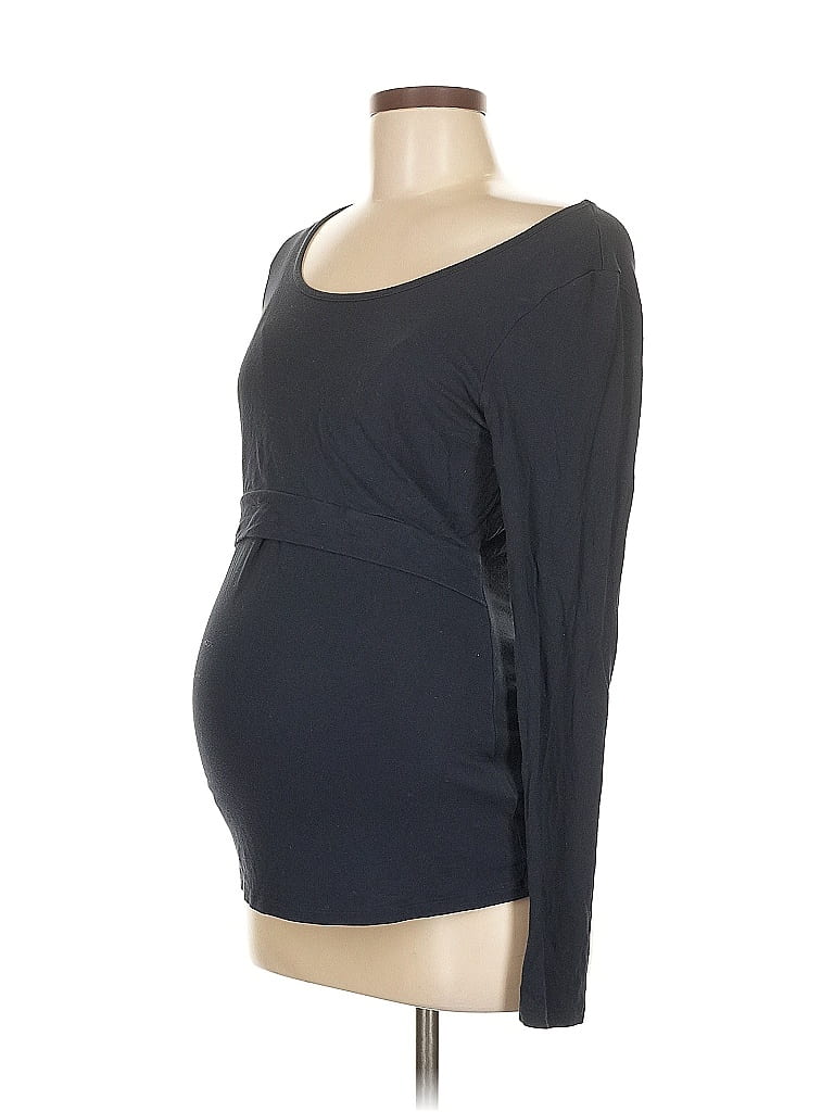 Seraphine Black Long Sleeve Top Size M - photo 1