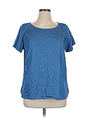 Allegra K Short Sleeve Blouse