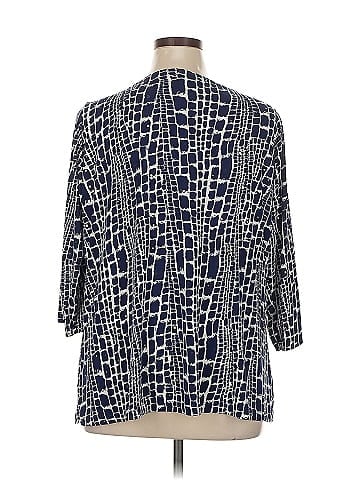 Susan Graver 3/4 Sleeve Blouse (view 2)