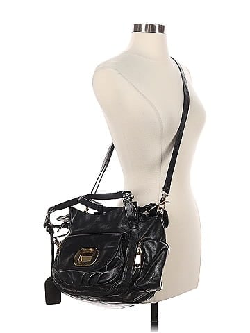Badgley Mischka Leather Satchel (view 2)