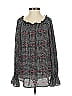 Talbots 100% Polyester Black Long Sleeve Blouse Size XS - photo 1