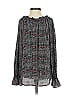 Talbots 100% Polyester Black Long Sleeve Blouse Size XS - photo 2