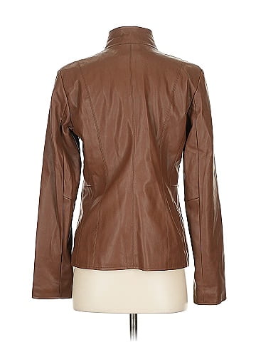 Cole Haan Faux Leather Jacket (view 2)
