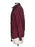 Diesel 100% Cotton Plaid Red Long Sleeve Blouse Size XXS - photo 5