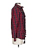 Diesel 100% Cotton Plaid Red Long Sleeve Blouse Size XXS - photo 4