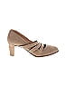 Journee Collection Tan Heels Size 12 - photo 1