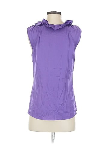 Elie Tahari Sleeveless Silk Top (view 2)