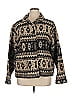 Chico's Design 100% Cotton Print Gold Jacket Size XL (3) - photo 1