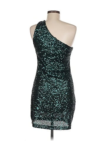 Aqua Cocktail Dress (view 2)