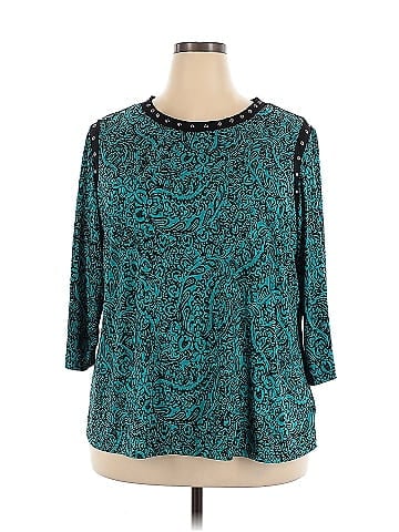 Susan Graver 3/4 Sleeve Top (view 1)
