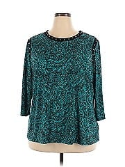 Susan Graver 3/4 Sleeve Top