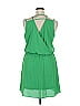 Charming Charlie 100% Polyester Solid Green Casual Dress Size XL - photo 2