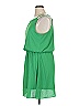 Charming Charlie 100% Polyester Solid Green Casual Dress Size XL - photo 5